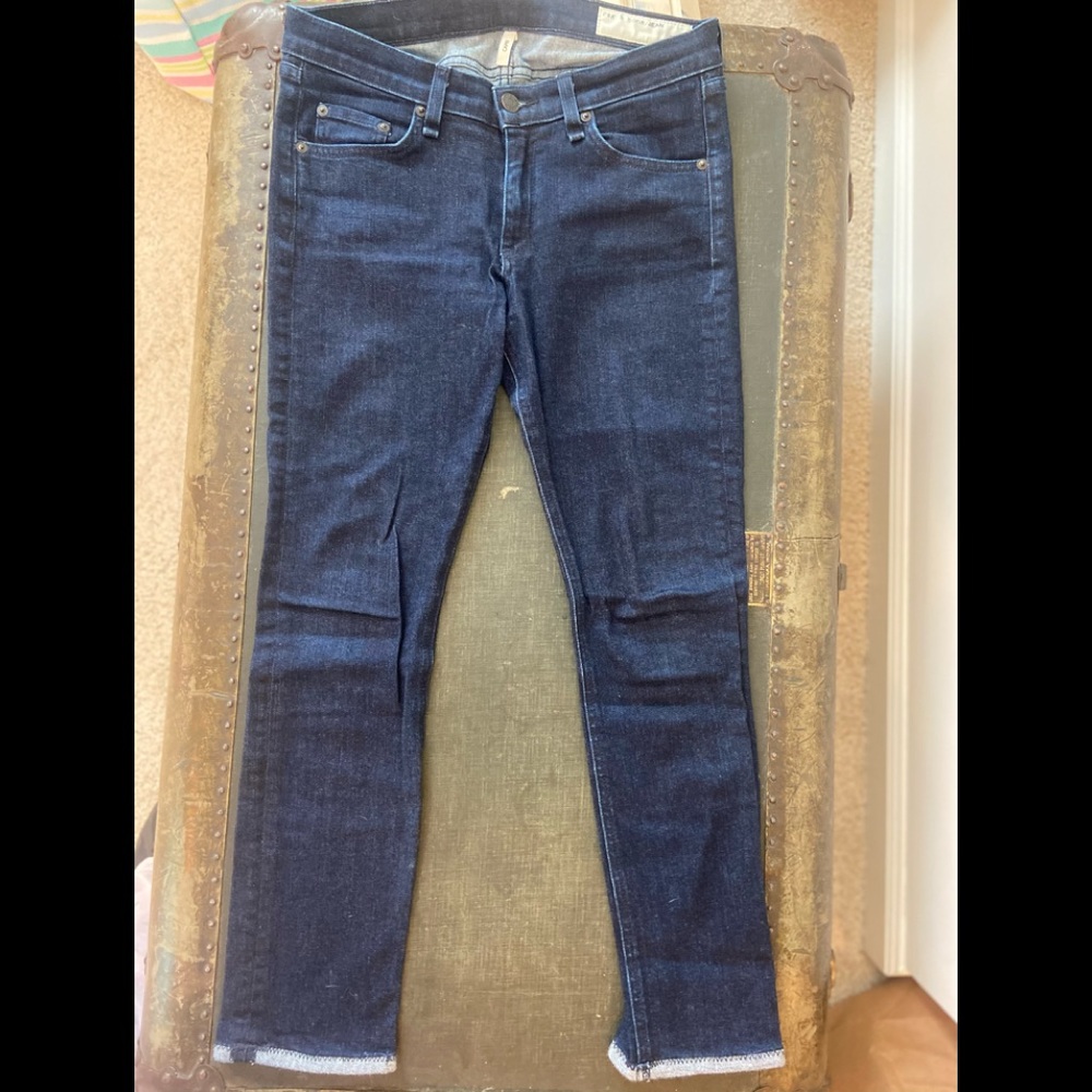 Rag & Bone Denim Capri in Era Wash 27